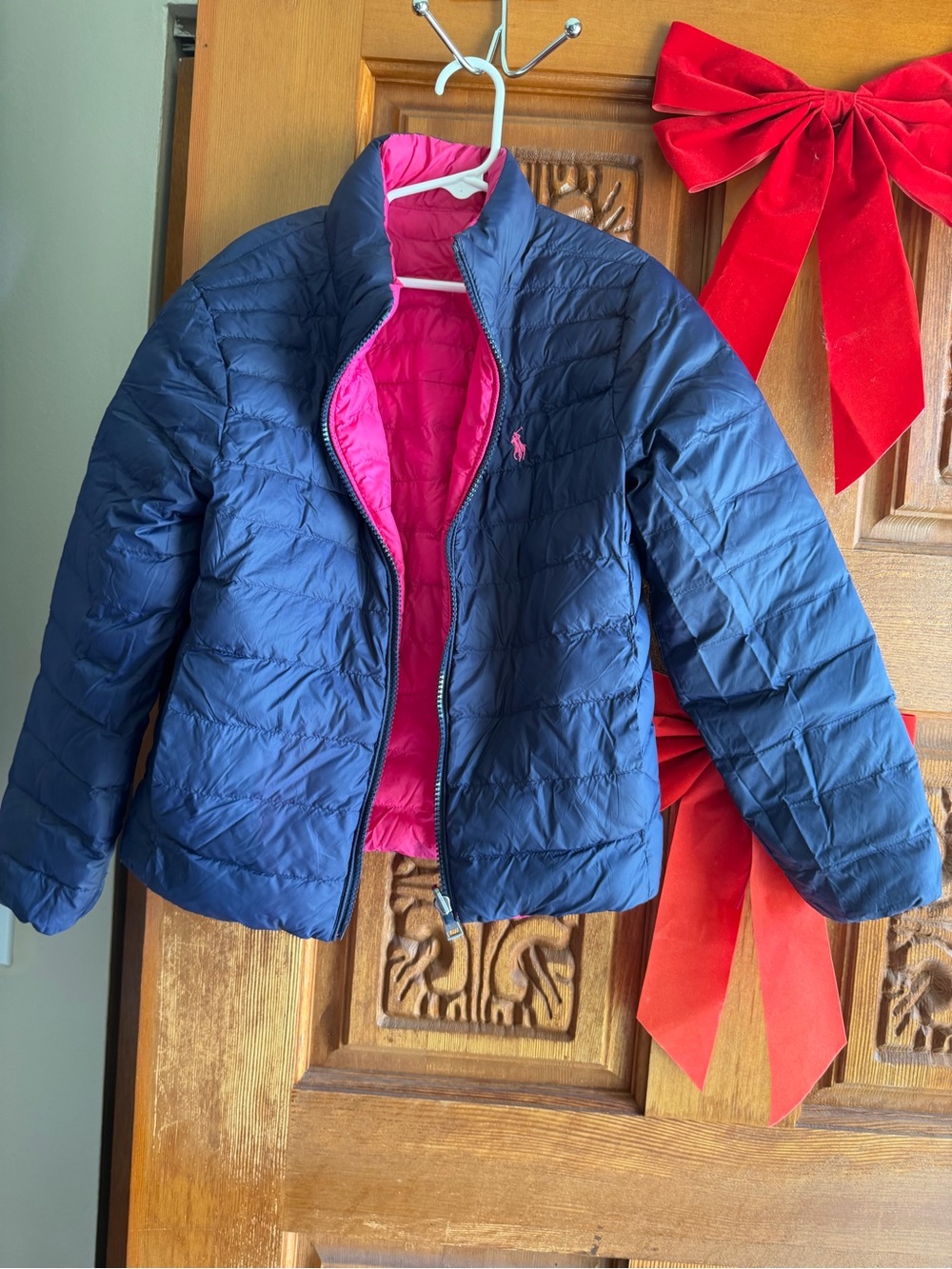 Polo by Ralph Lauren Hot Pink Quilted Jacket